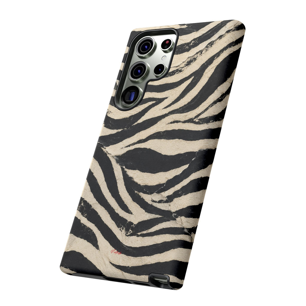 Wavy Peach & Mauve Tough Case