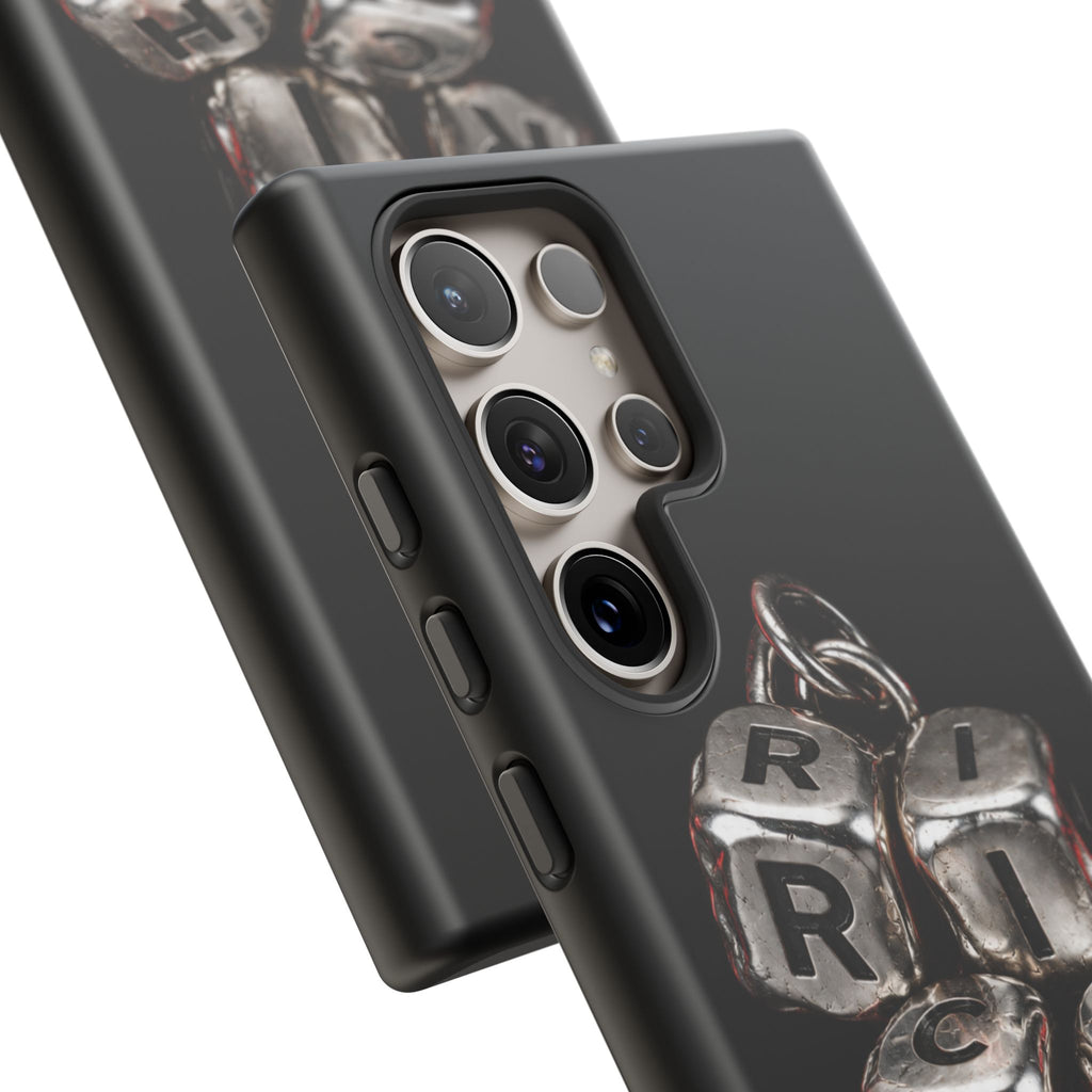 Metallic Dice 'RISK' Phone Case
