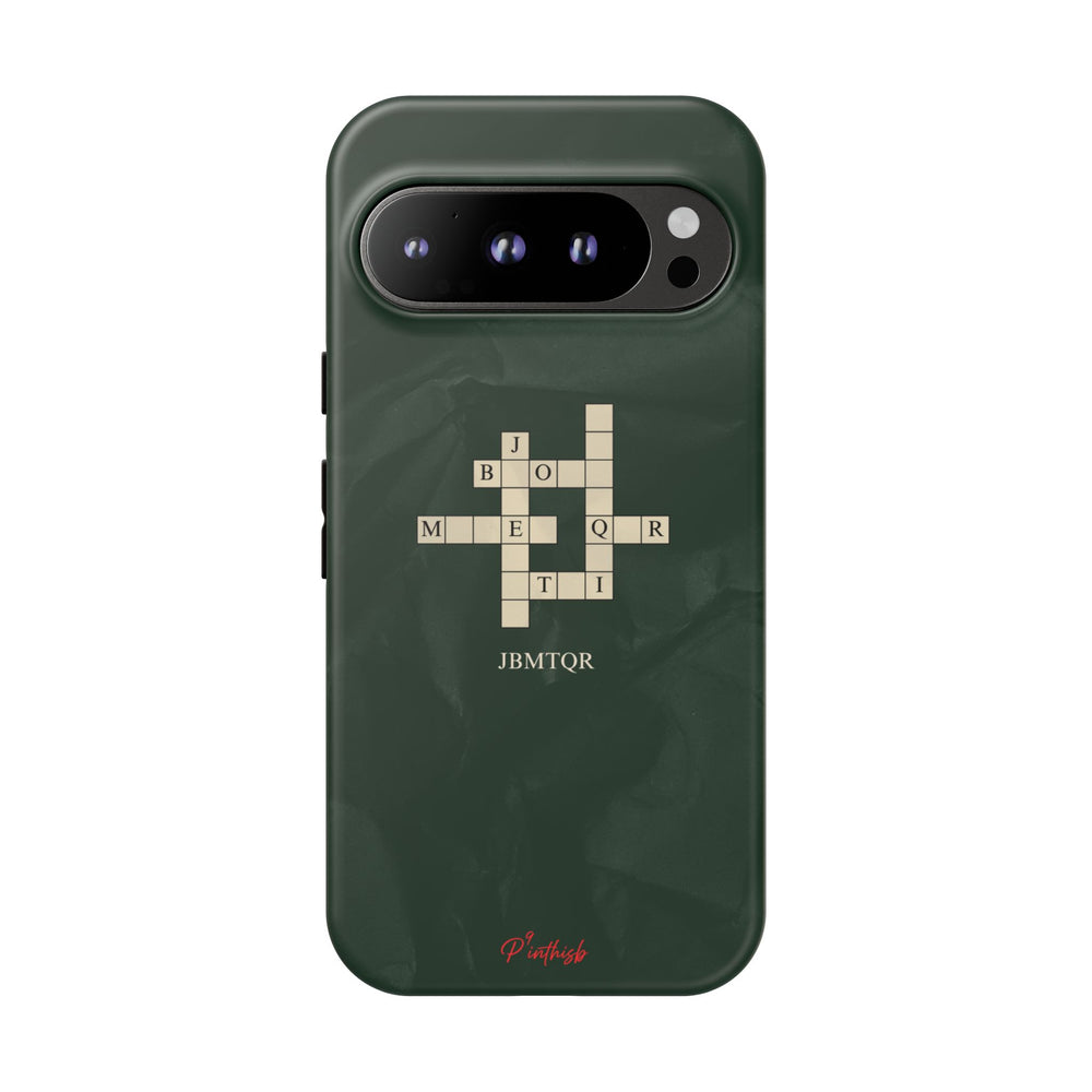 "JBMTQR crossword" Tough Phone Case