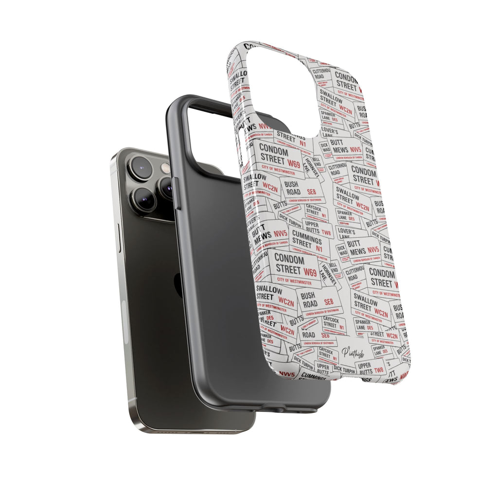 Cheeky London Street Signs Phone Case