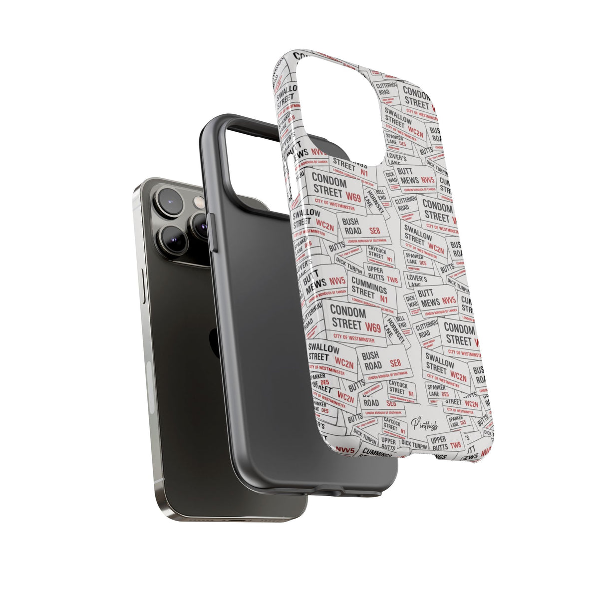 Cheeky London Street Signs Phone Case