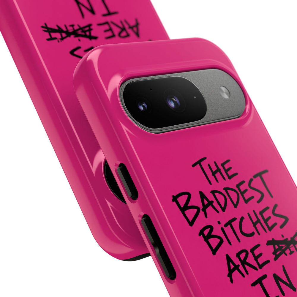 "The Baddest B*tches Are In Kukës" Hot Pink Case