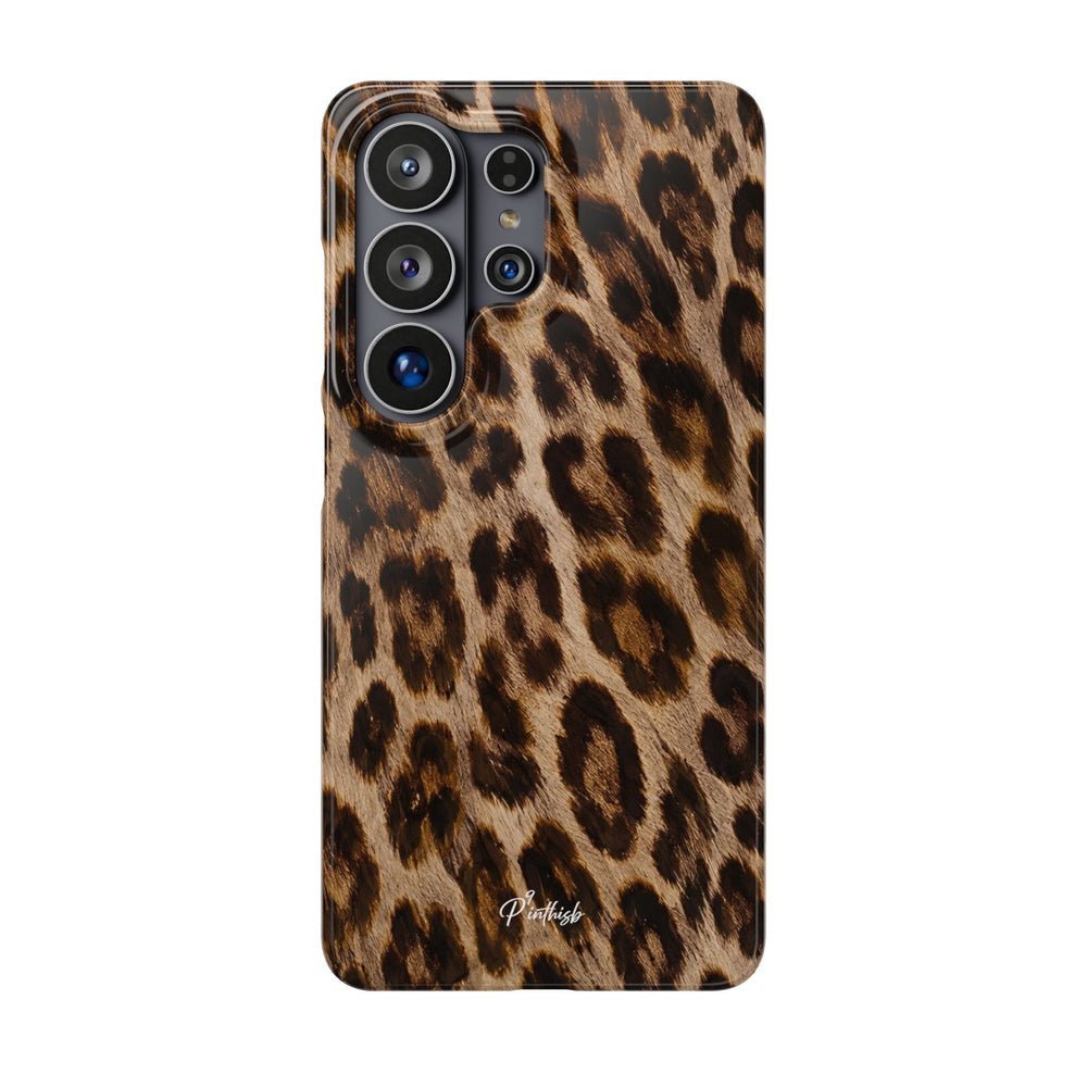 Leopard Print Snap Phone Case