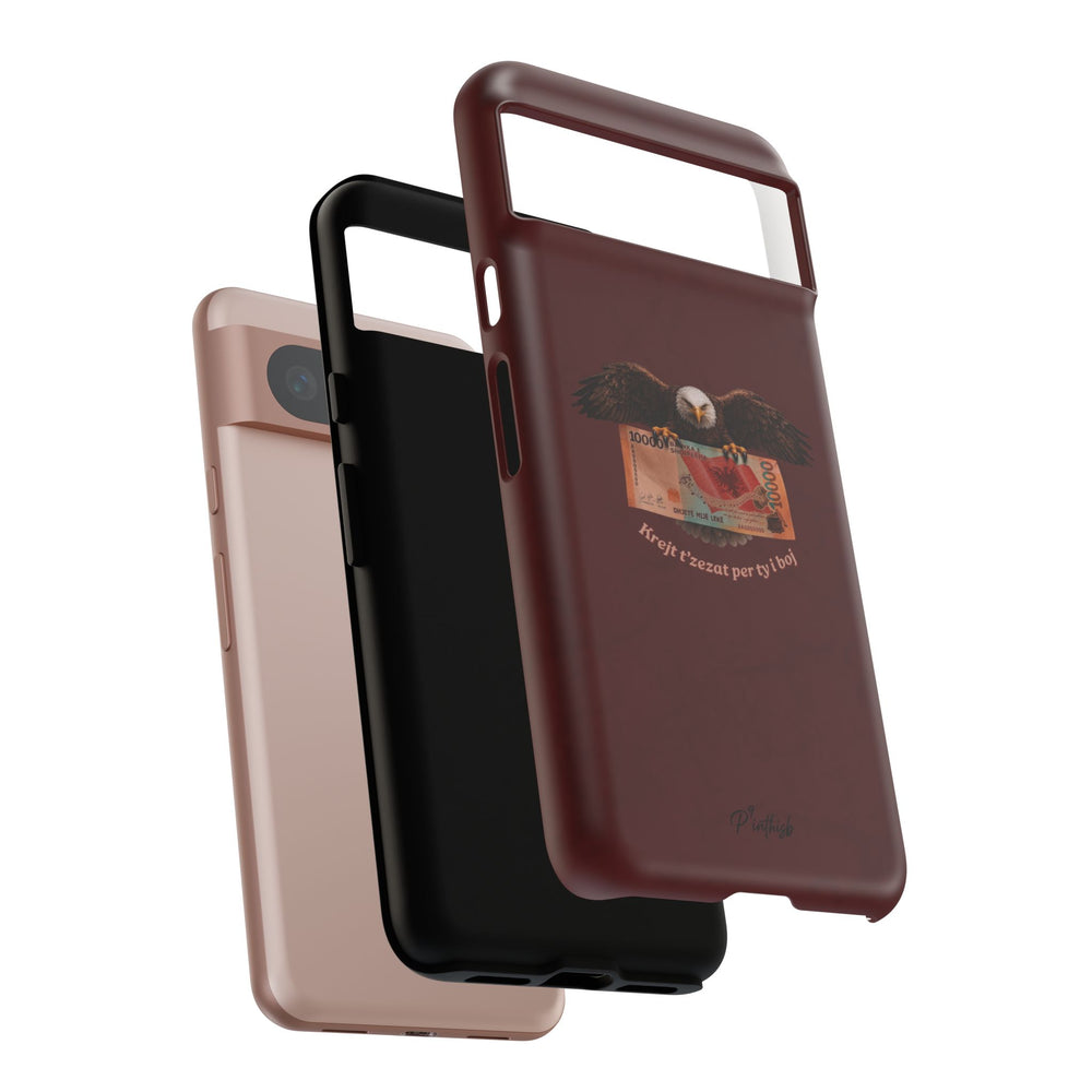 "Krejt t'zezat për ty i boj" Albanian Tough Phone Case