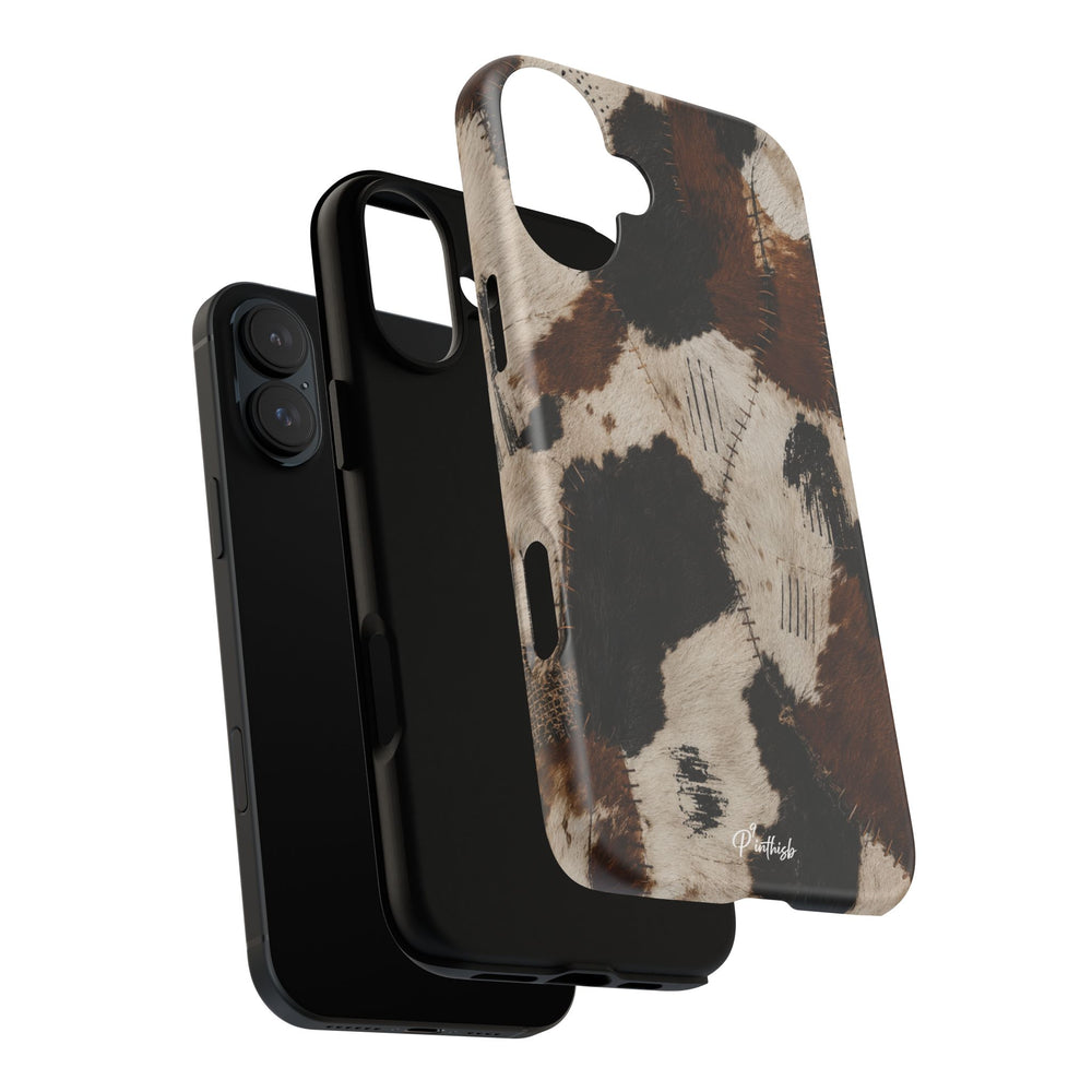 Brown & Black Animal Print Tough Case