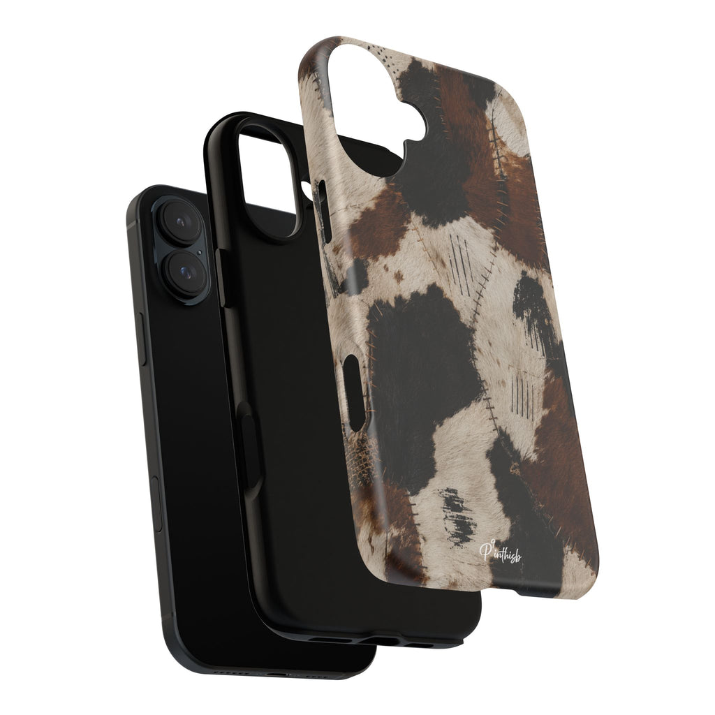 Brown & Black Animal Print Tough Case