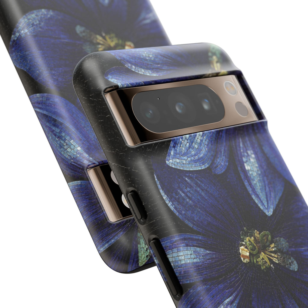 Blue Floral Tough Case
