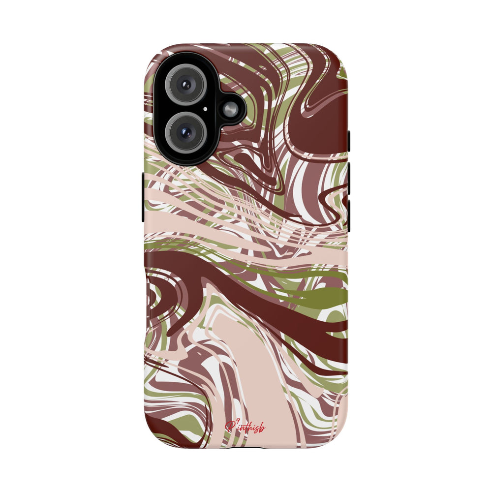 Abstract Marbled Tough Phone Case