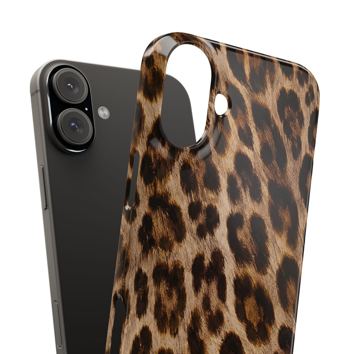 Leopard Print Snap Phone Case