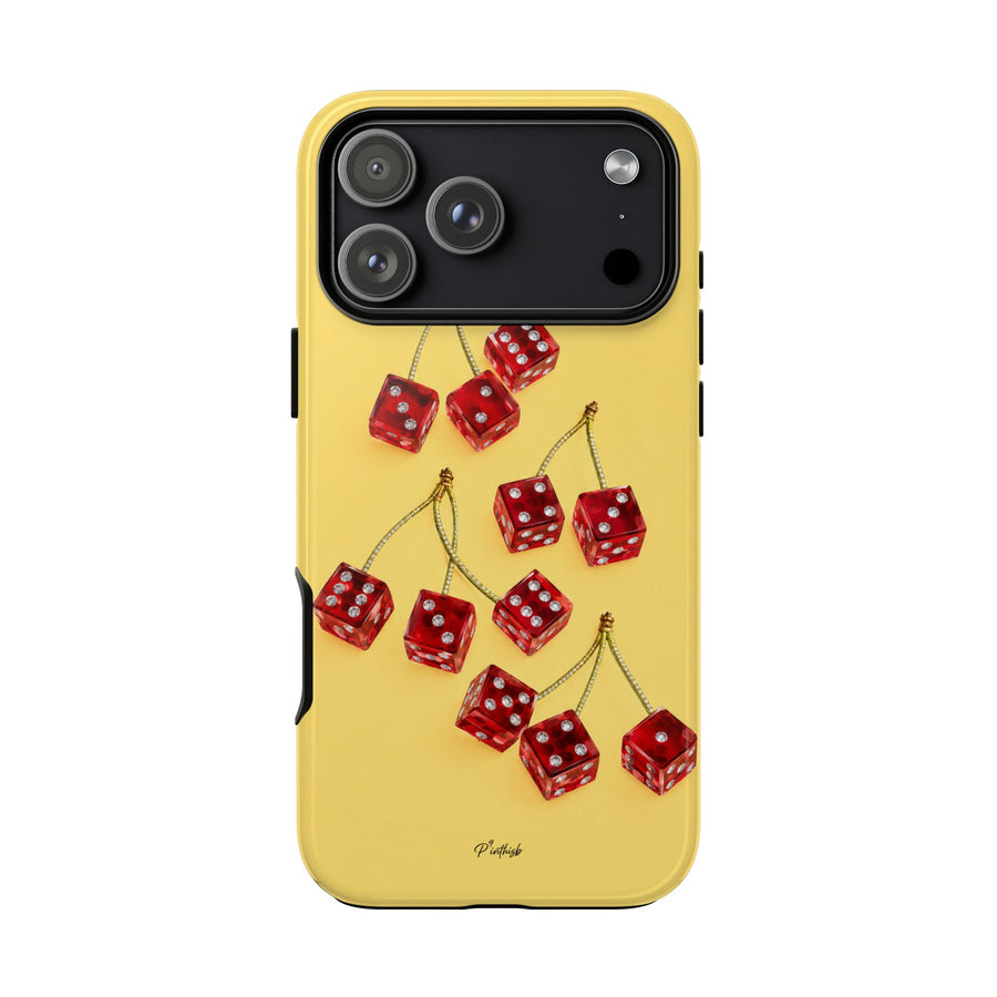 Cherry Dice Tough Phone Case