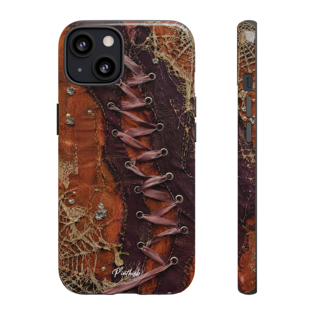Vintage Leather Lace Tough Case