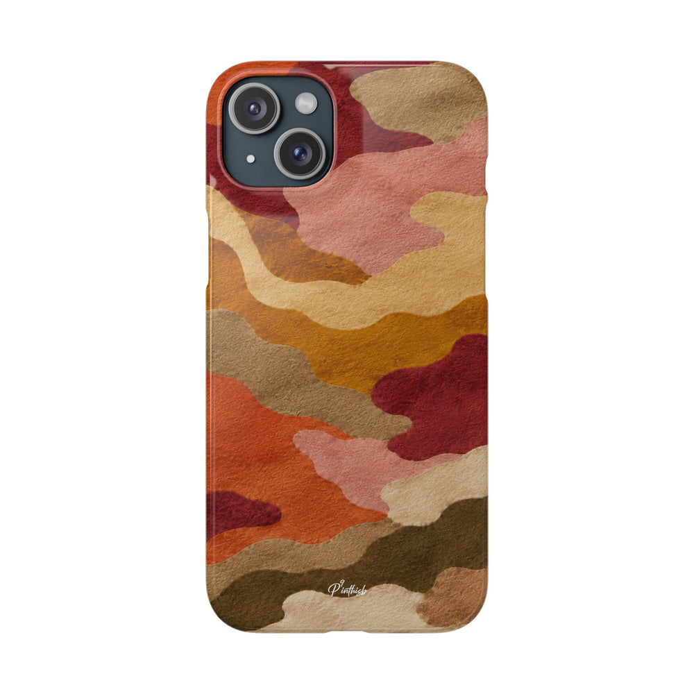 Watercolour Camo Snap Case