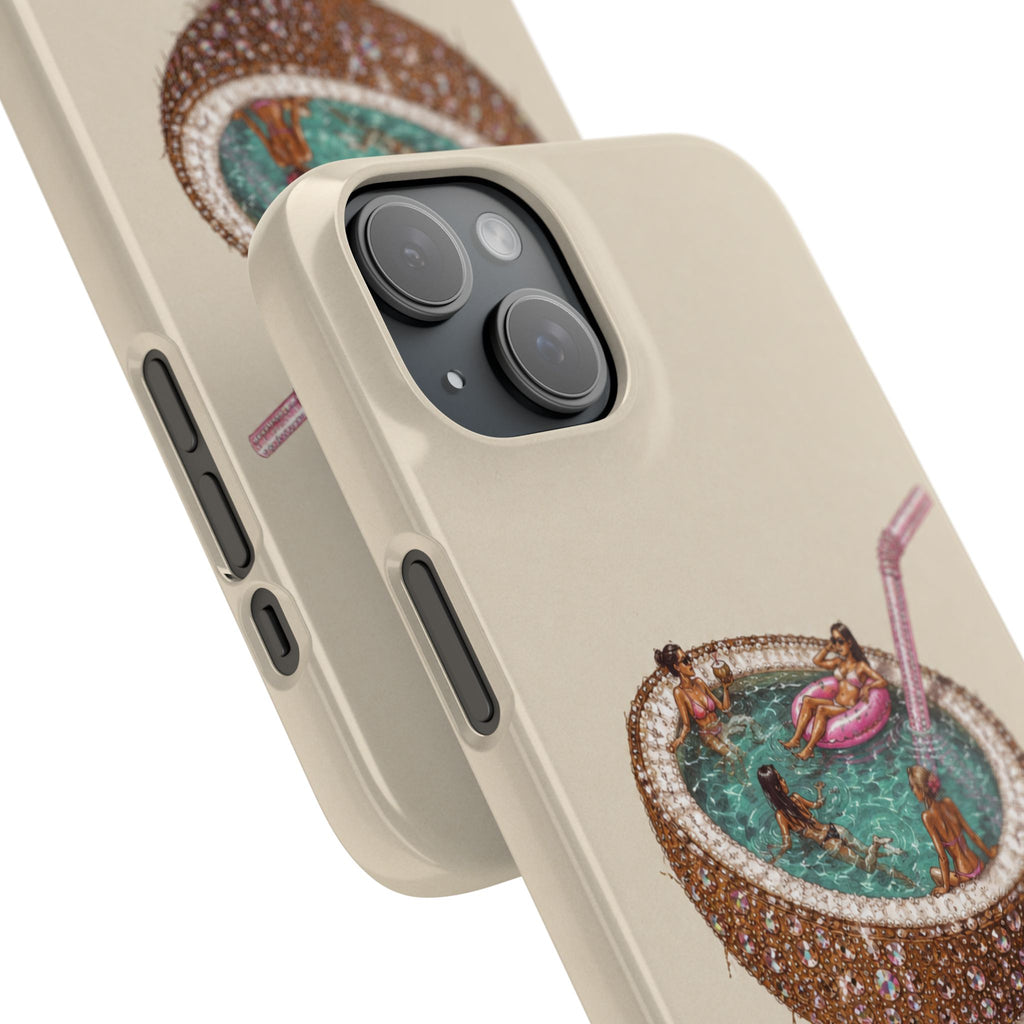 Coconut Pool Snap Phone Case