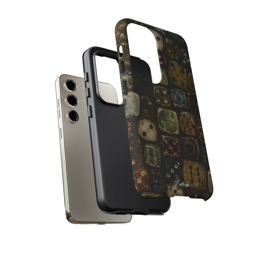 Vintage Dice Tile Phone Case