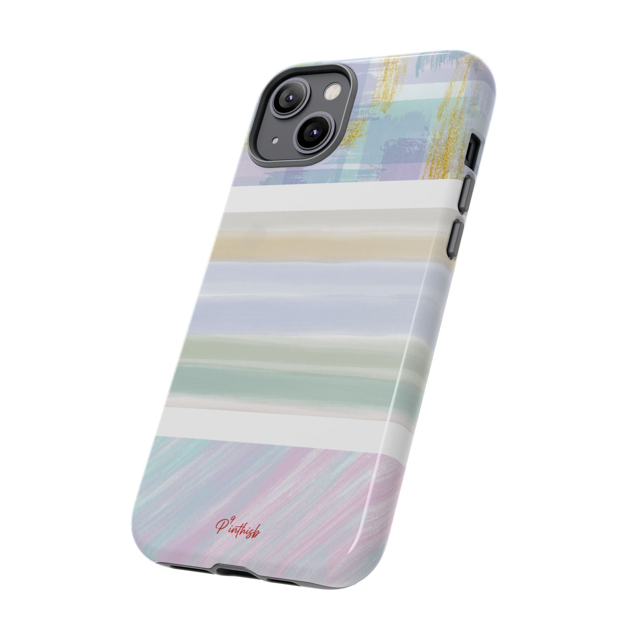 Pastel Stripe Tough Phone Case