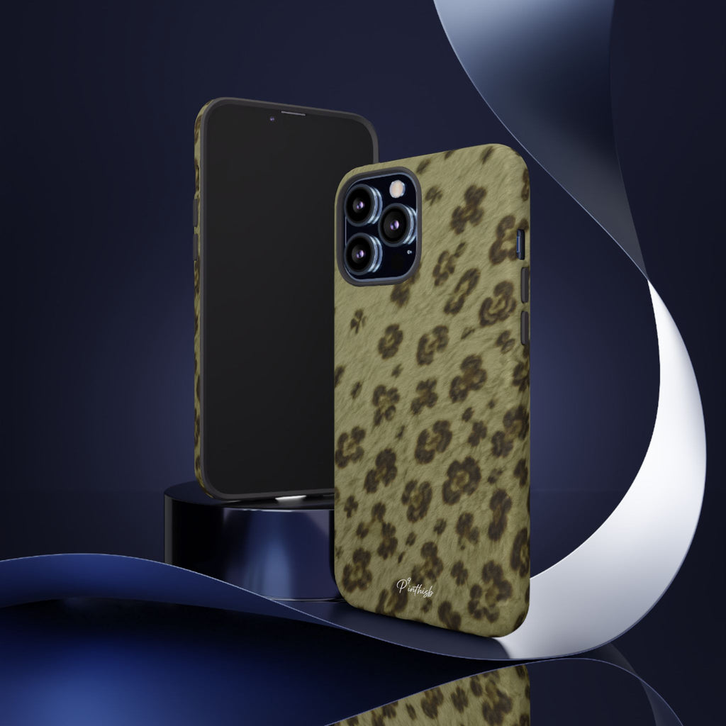 Olive Leopard Print Tough Case