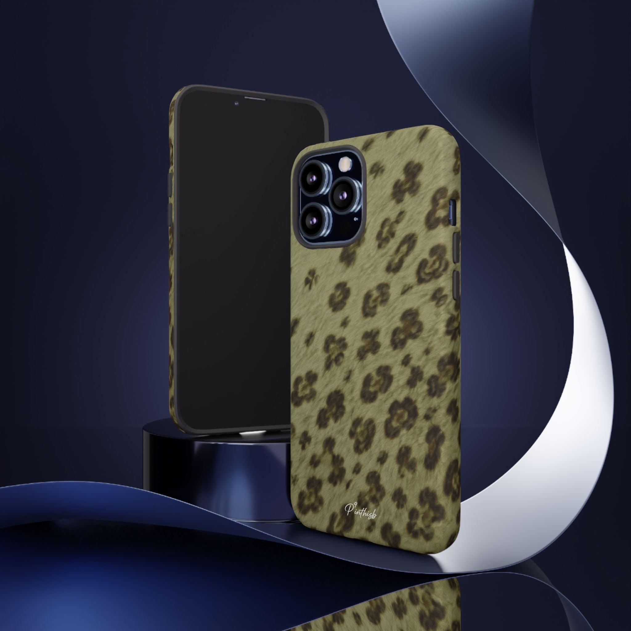 Olive Leopard Print Tough Case
