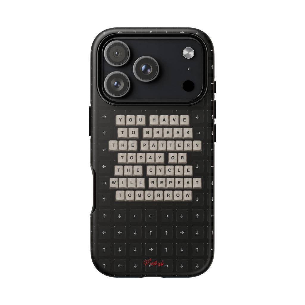 "Break the pattern" Keyboard Tough Case