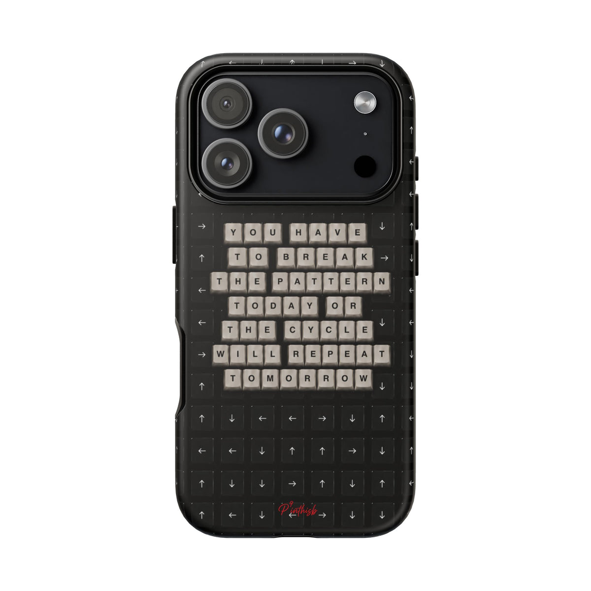 "Break the pattern" Keyboard Tough Case
