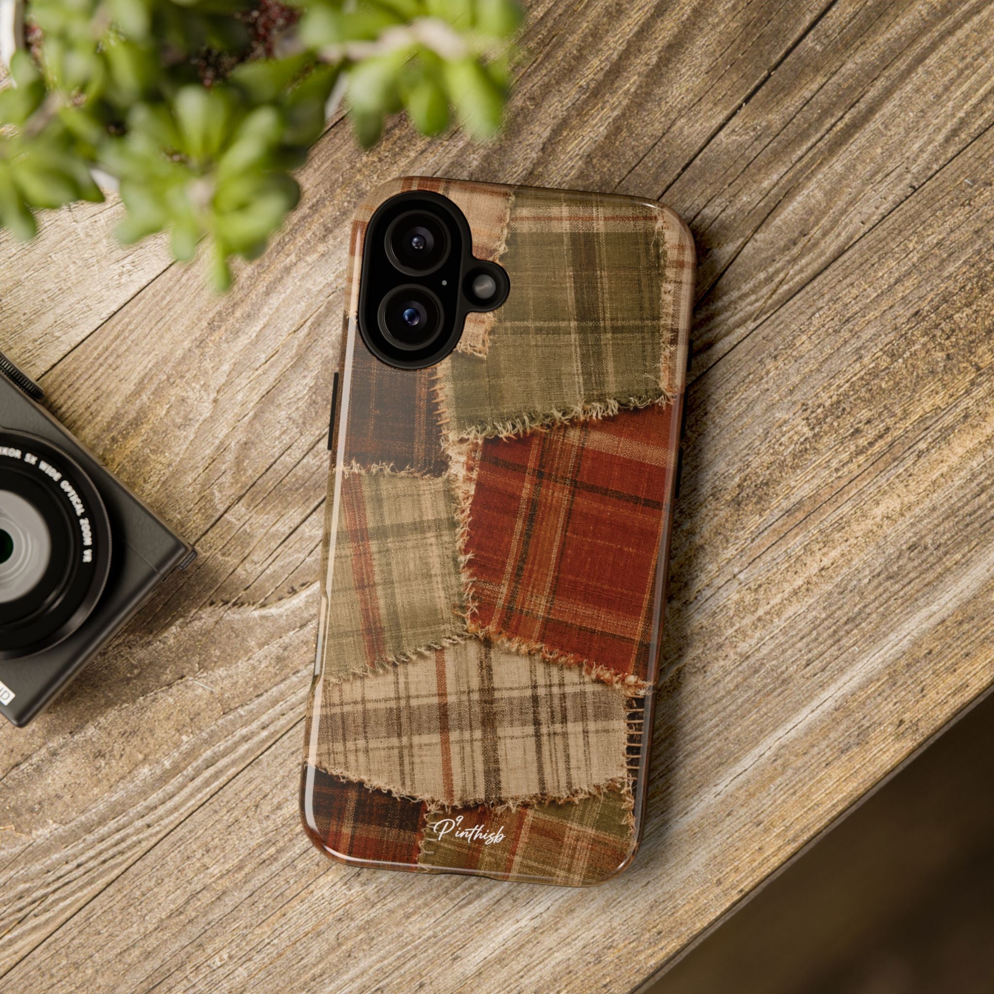 Rustic Fall Patchwork Tough Case