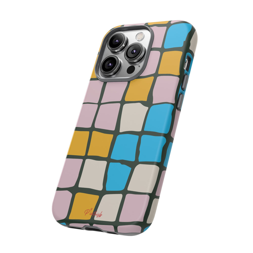 Color Grid Tough Phone Case