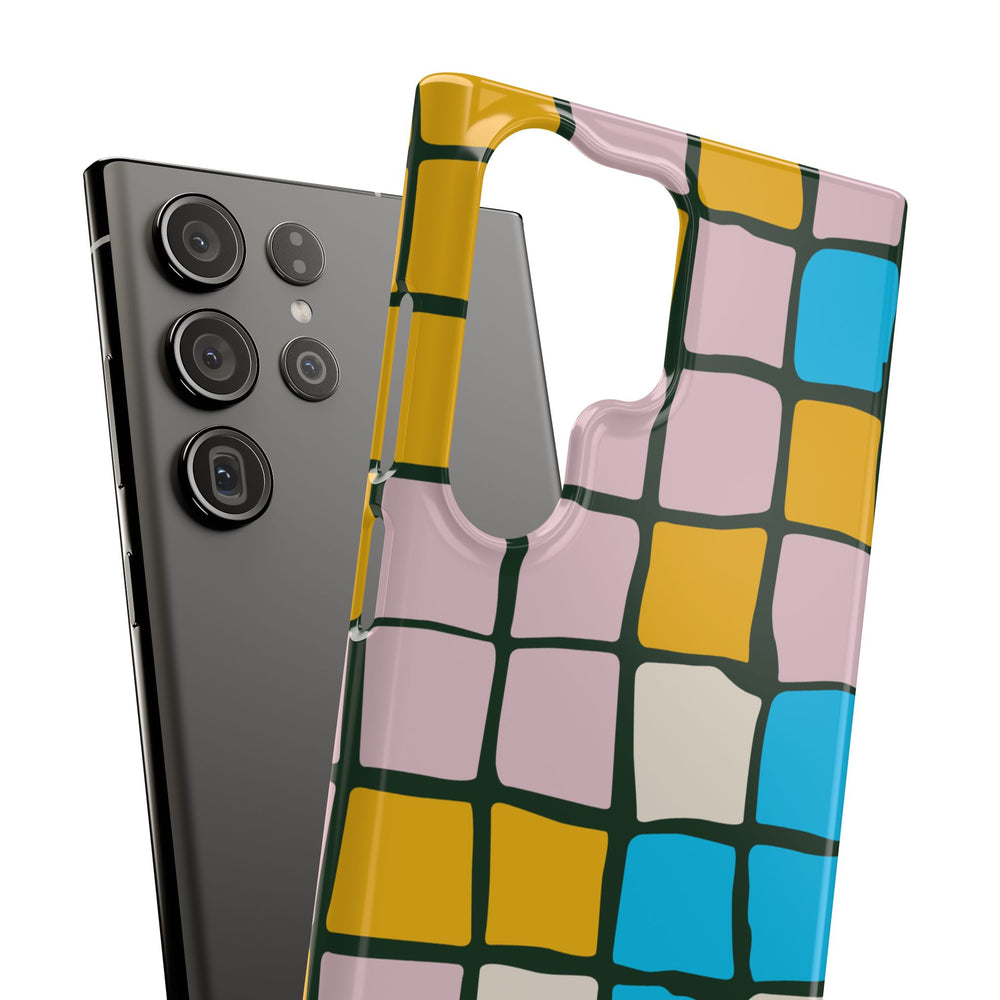 Color Grid Snap Phone Case