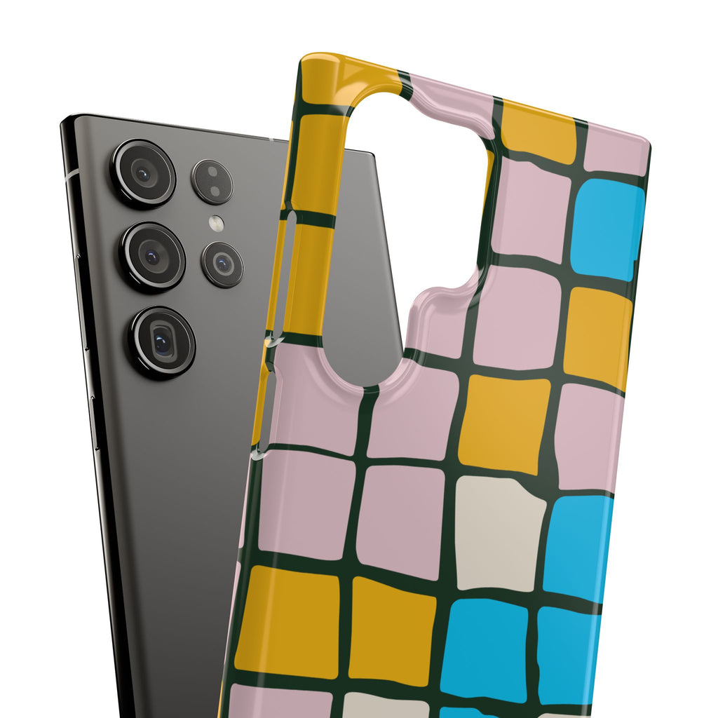 Color Grid Snap Phone Case