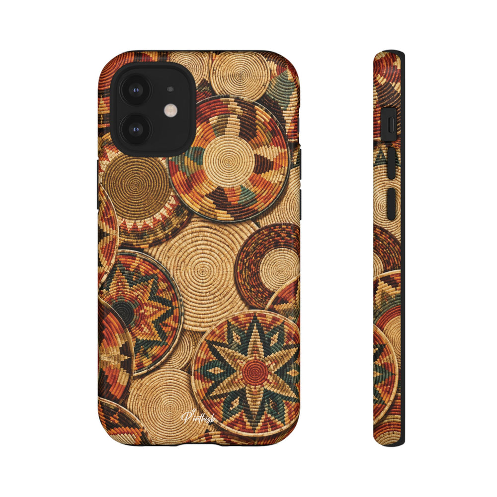 Bohemian Woven Basket Pattern Tough Case