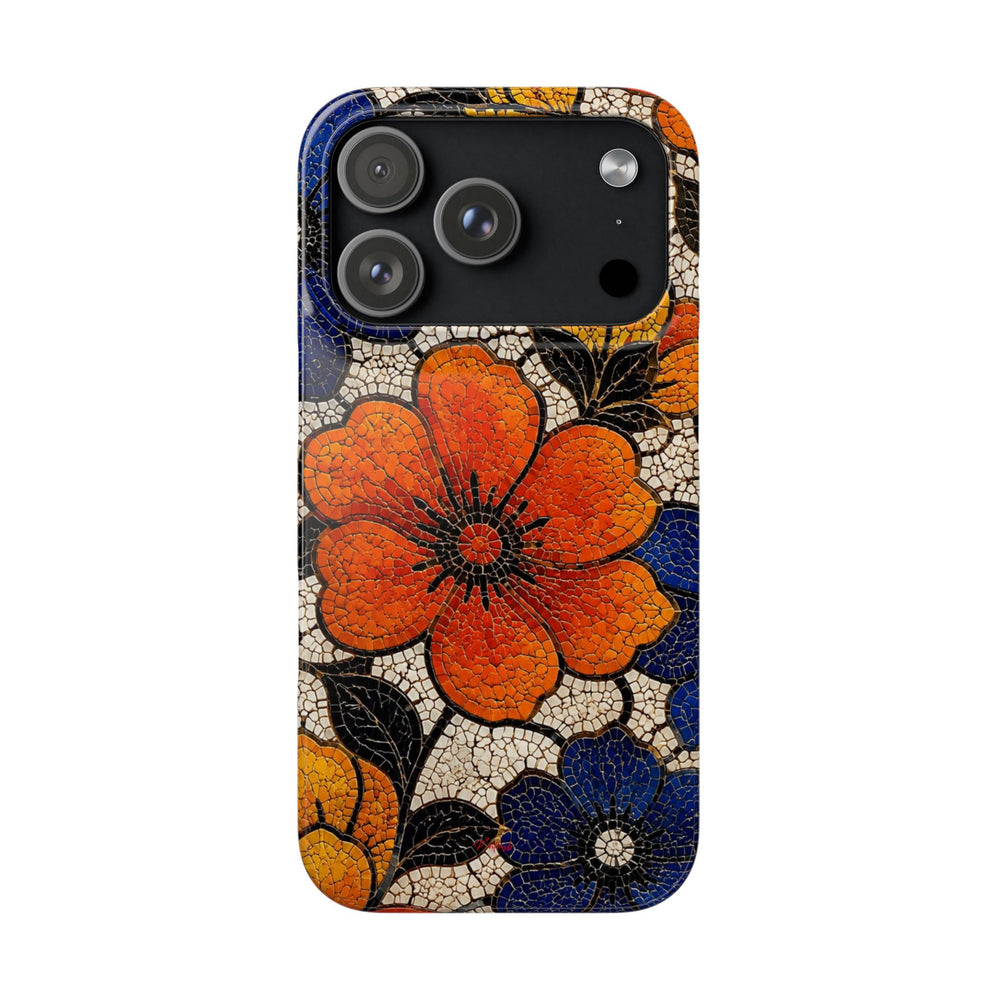 Floral Mosaic Snap Case