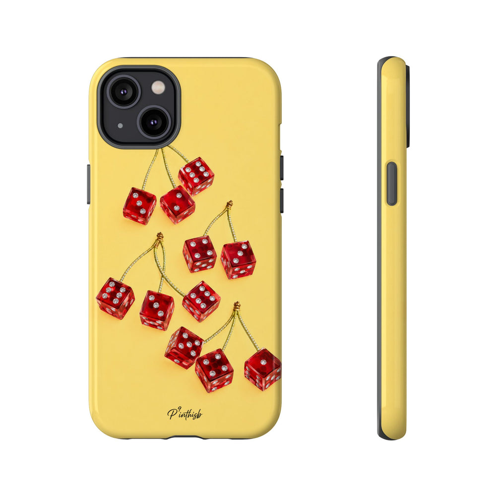 Cherry Dice Tough Phone Case