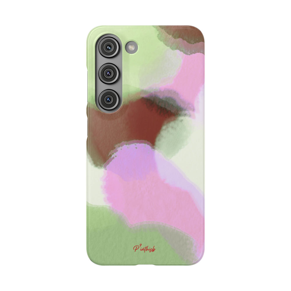 Abstract Pastel Camouflage Snap Phone Case