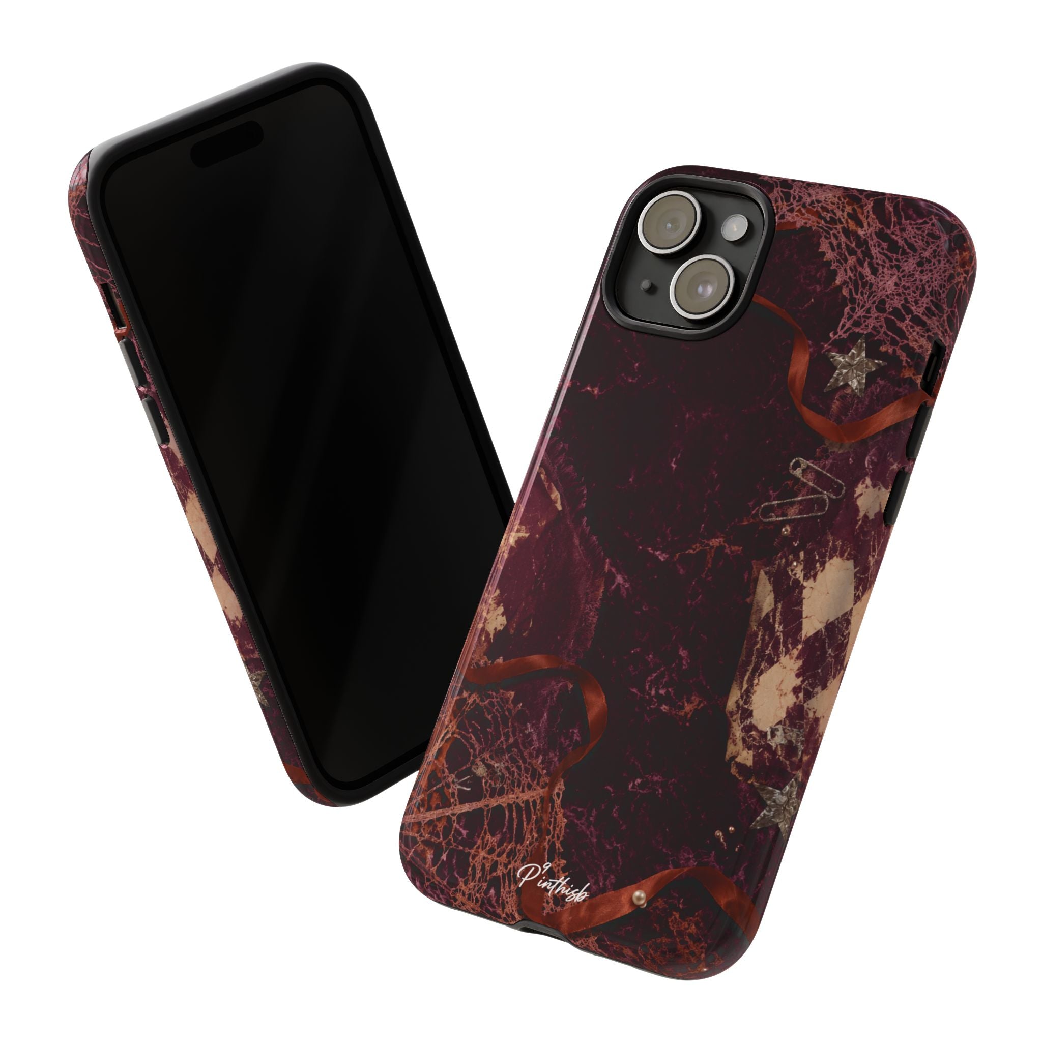 Dark Maroon Vintage Tough Case
