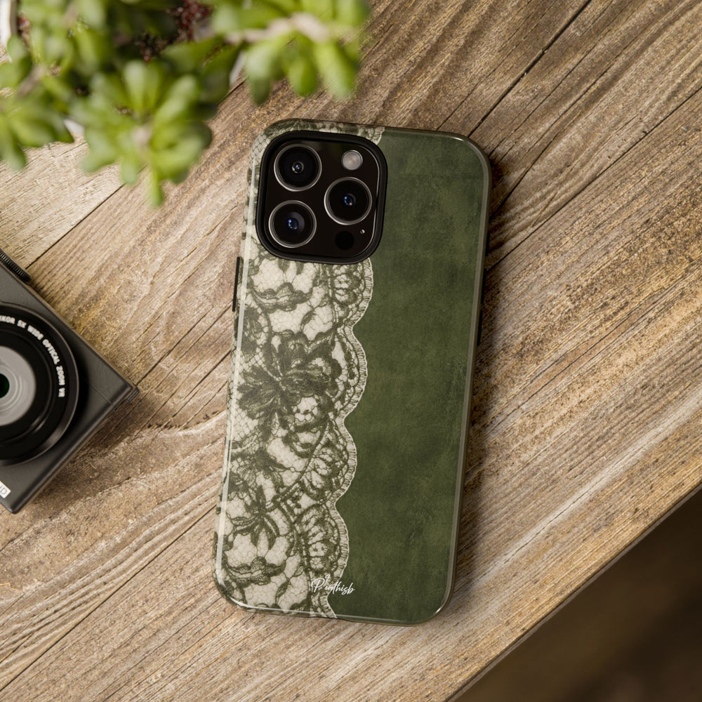 Olive Lace Tough Case