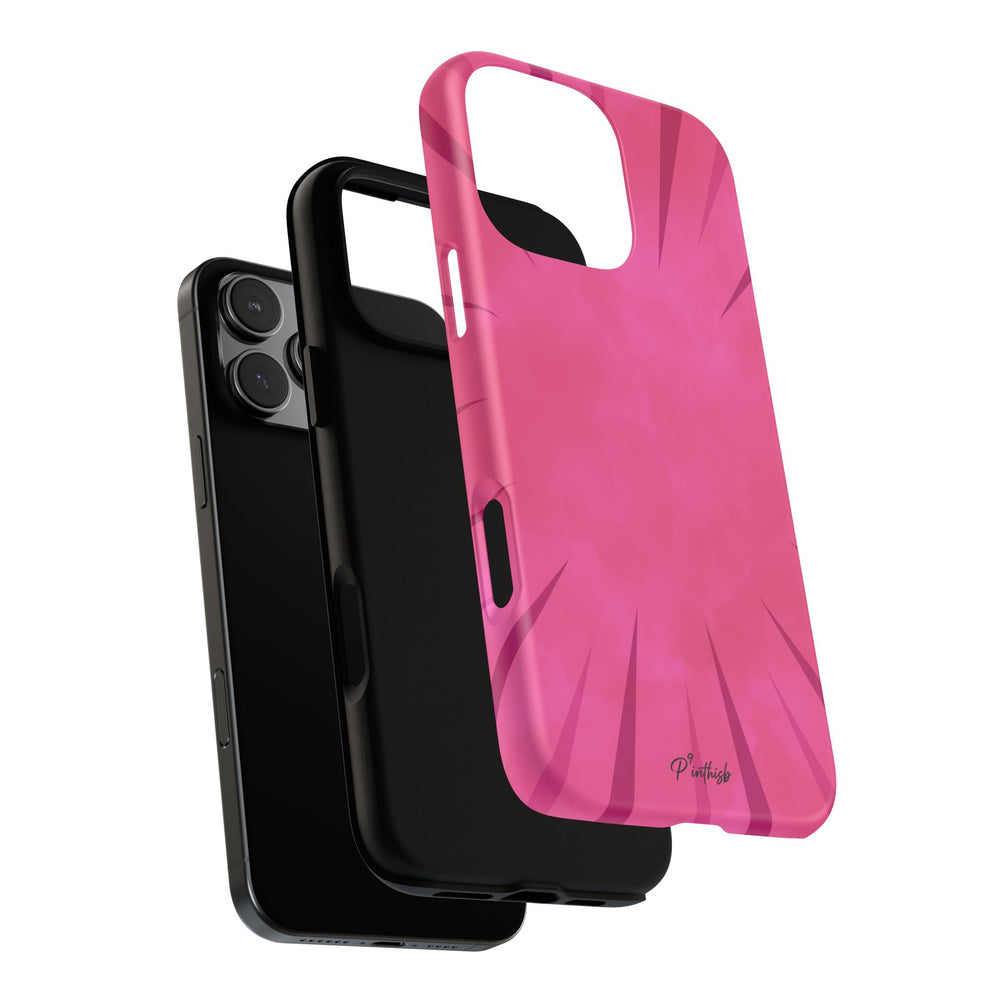 Pink Burst Tough Phone Case
