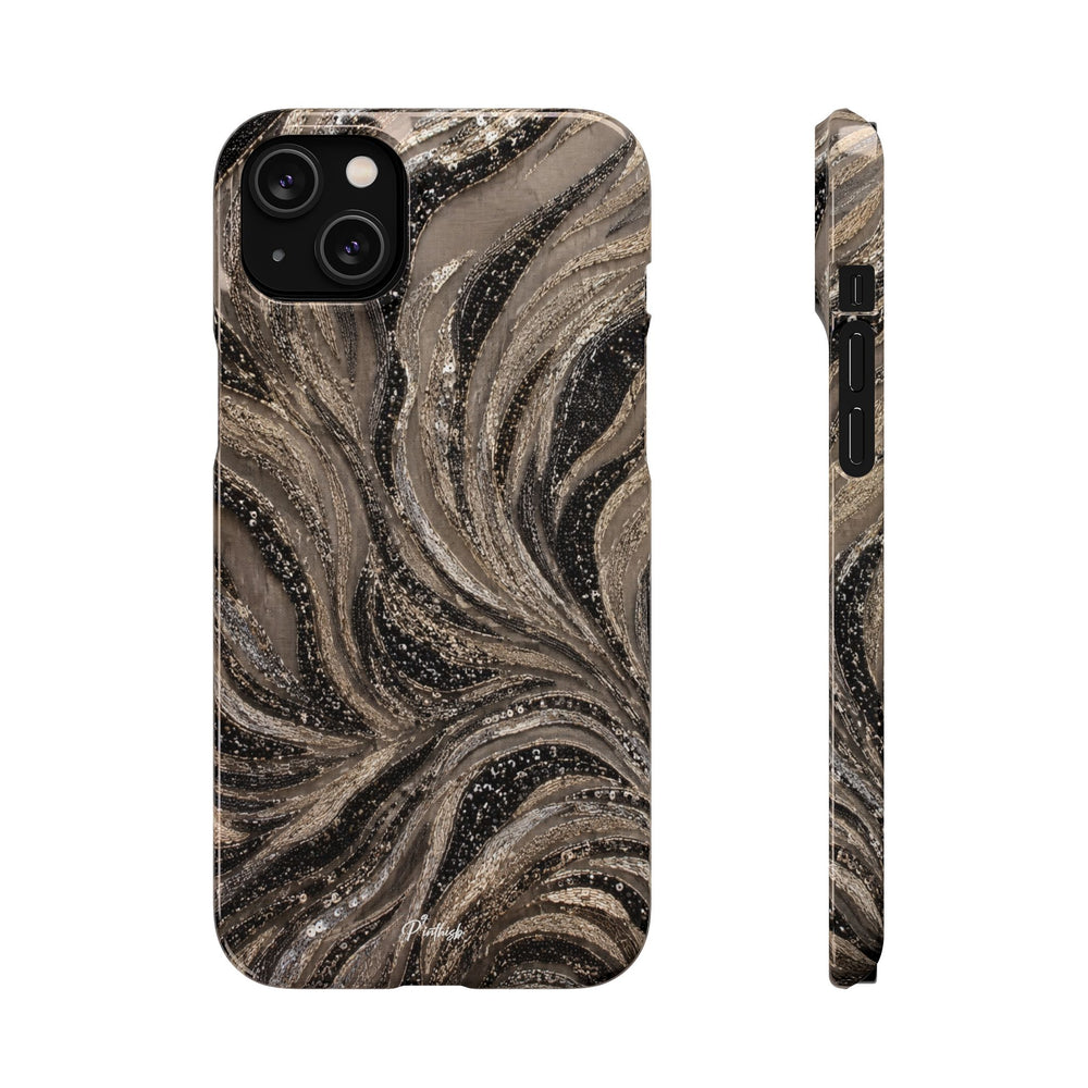 Neutral Swirl Protective Snap Case