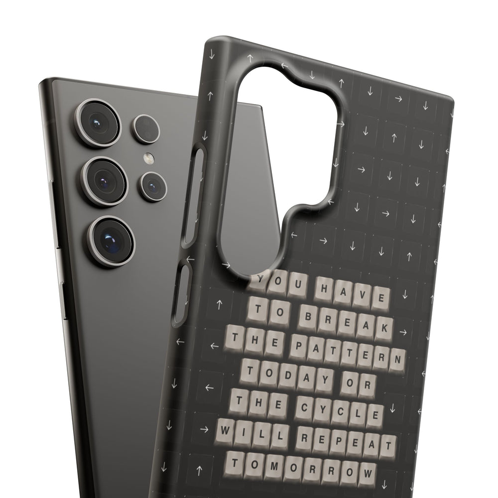 "Break the pattern" Keyboard Snap Case