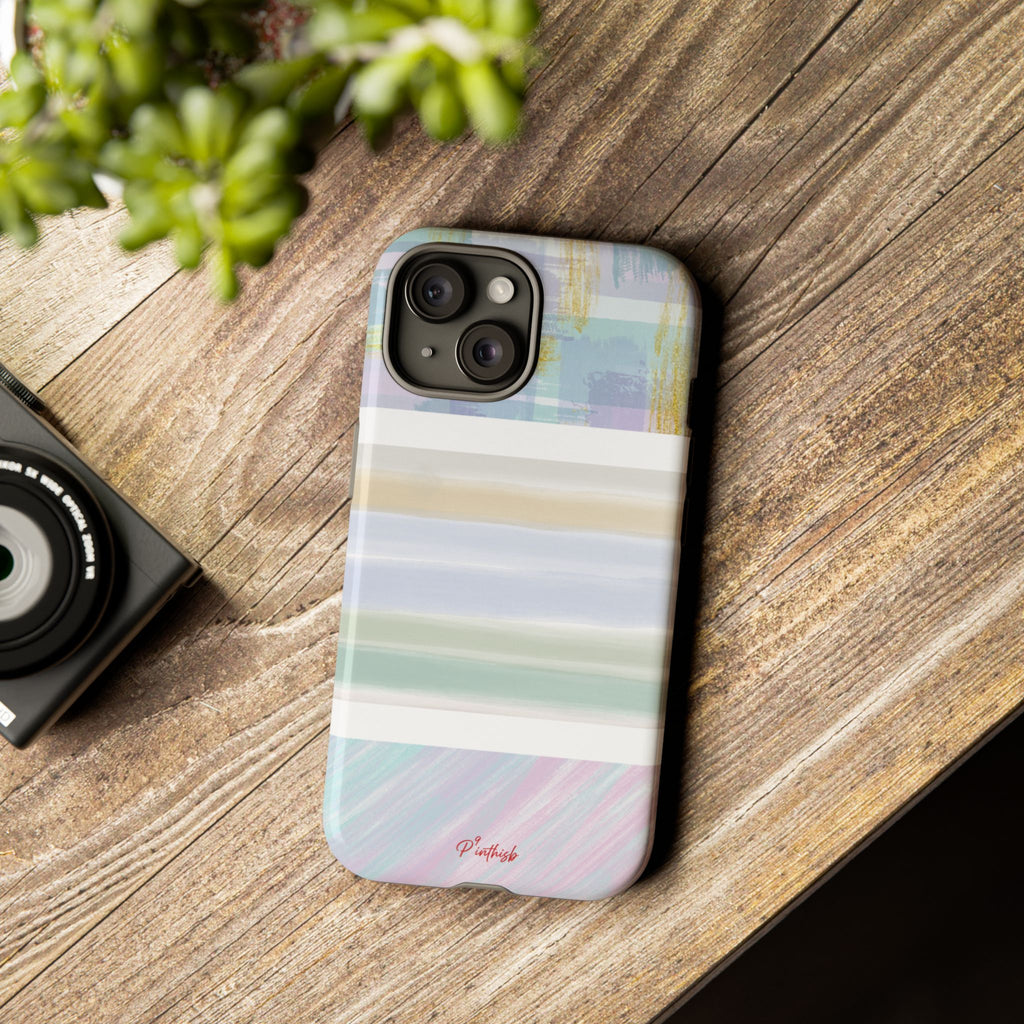 Pastel Stripe Tough Phone Case