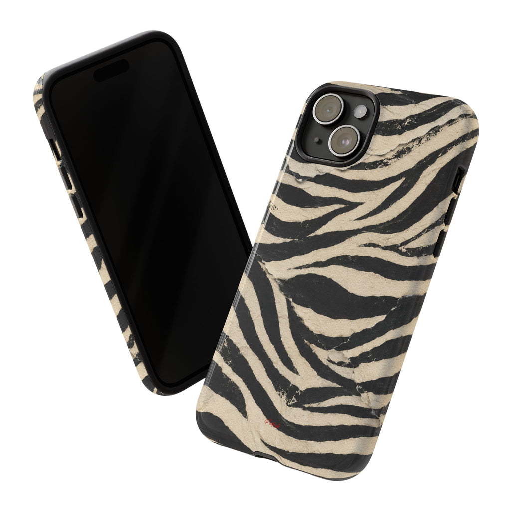 Wavy Peach & Mauve Tough Case