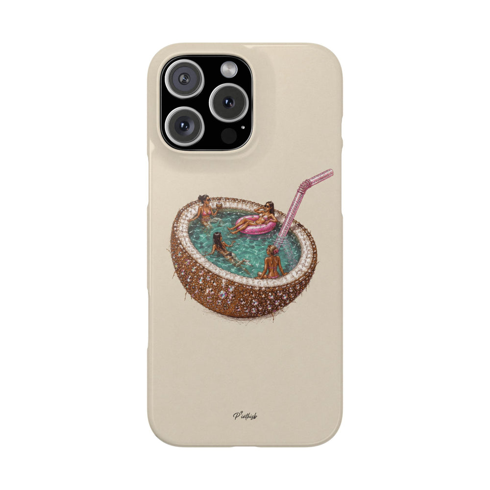 Coconut Pool Snap Phone Case
