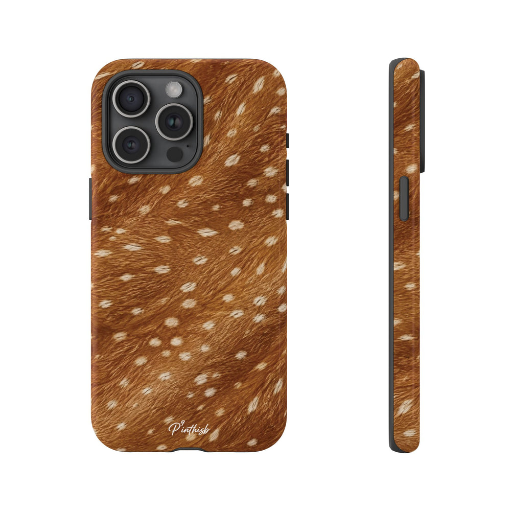 Caramel Deer Pattern Tough Case
