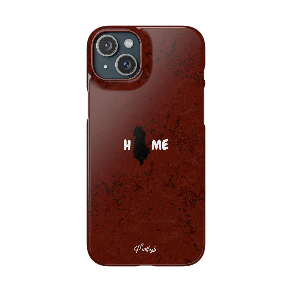 "HOME" Albania Snap Case