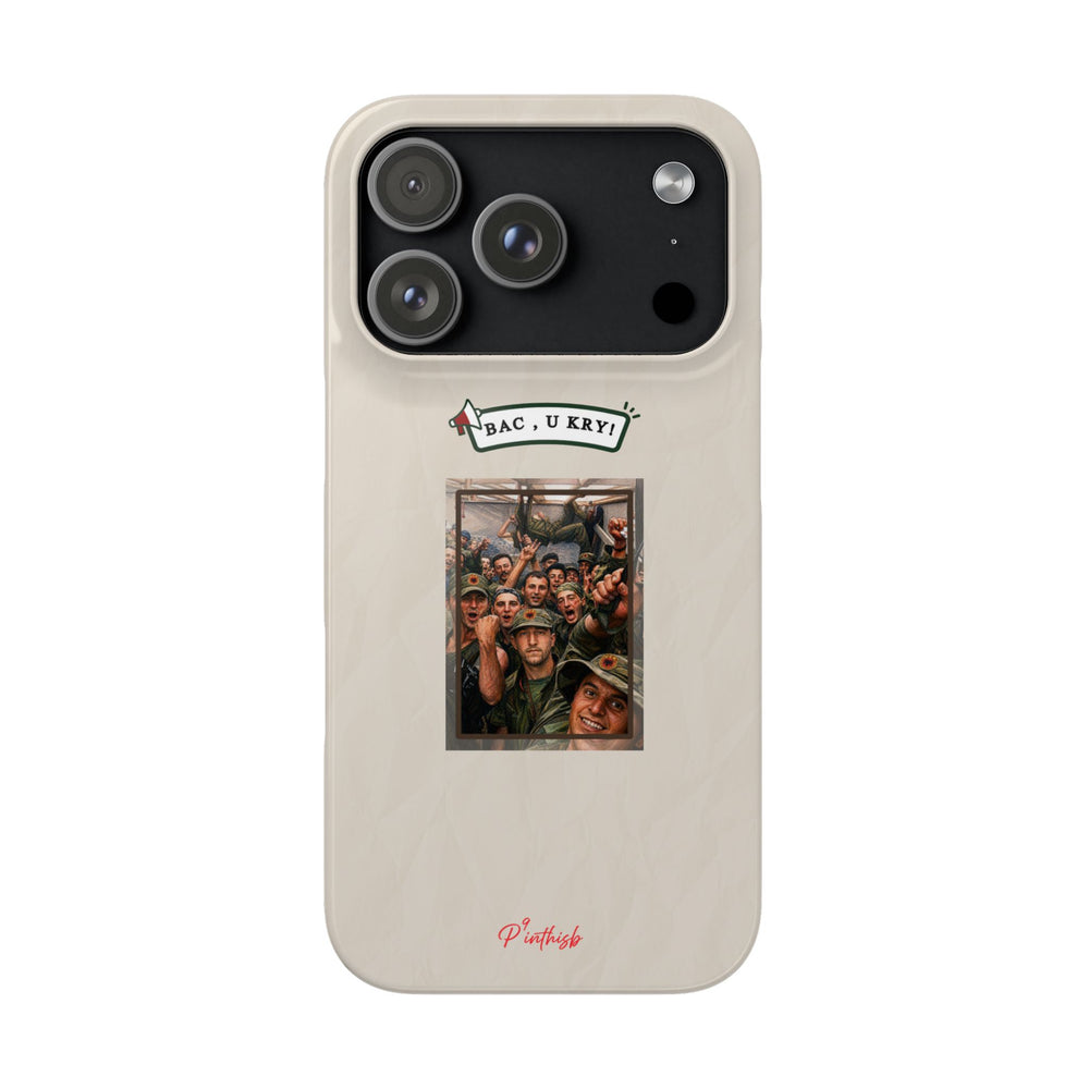 "BAC, U KRY!" Snap Case