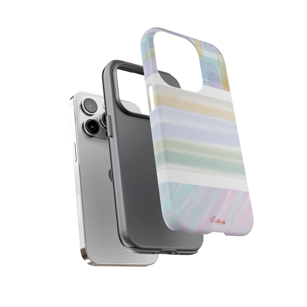 Pastel Stripe Tough Phone Case