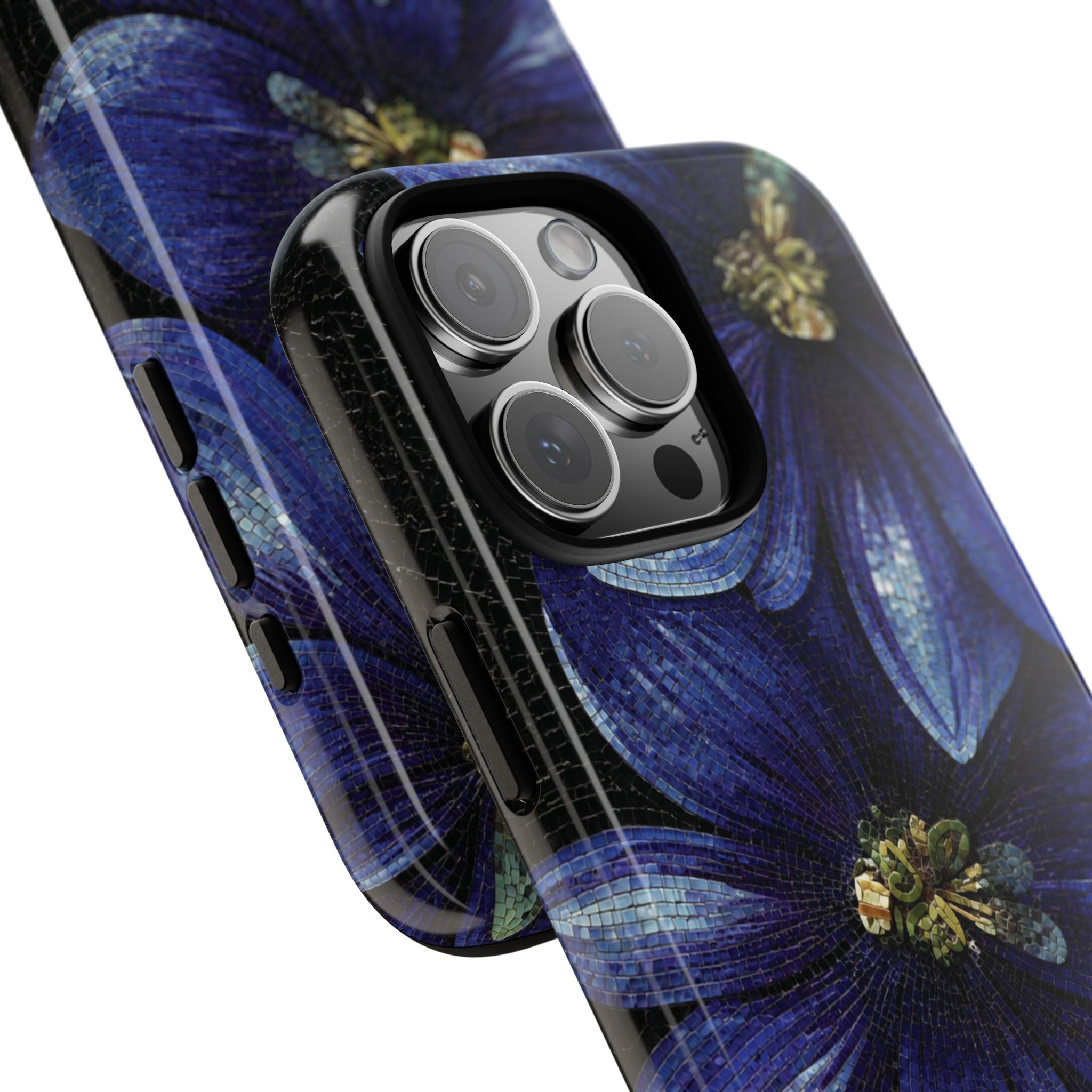 Blue Floral Tough Case