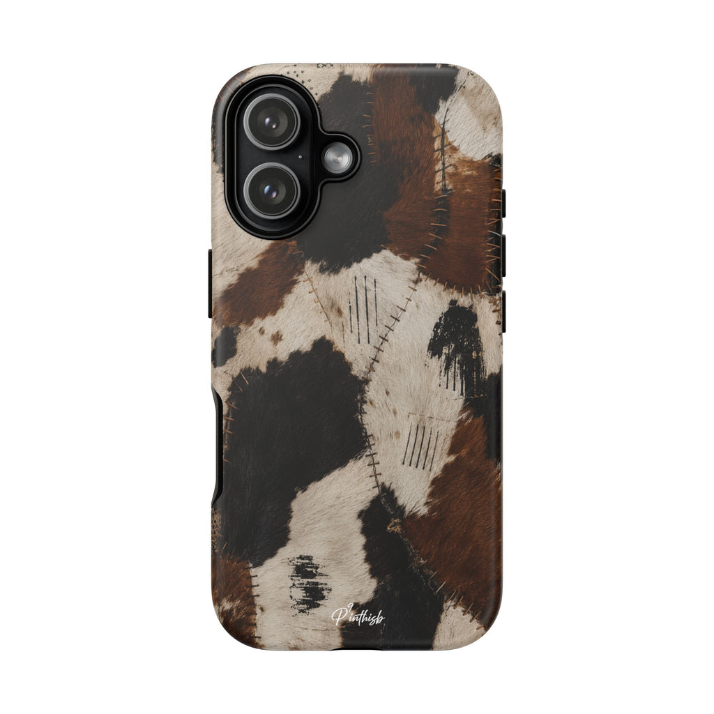 Brown & Black Animal Print Tough Case