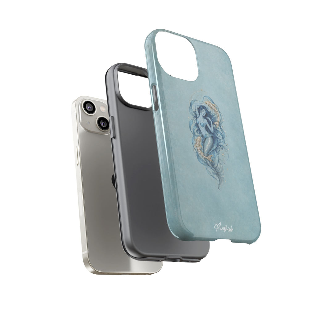 Pisces Zodiac Glitter Phone Case