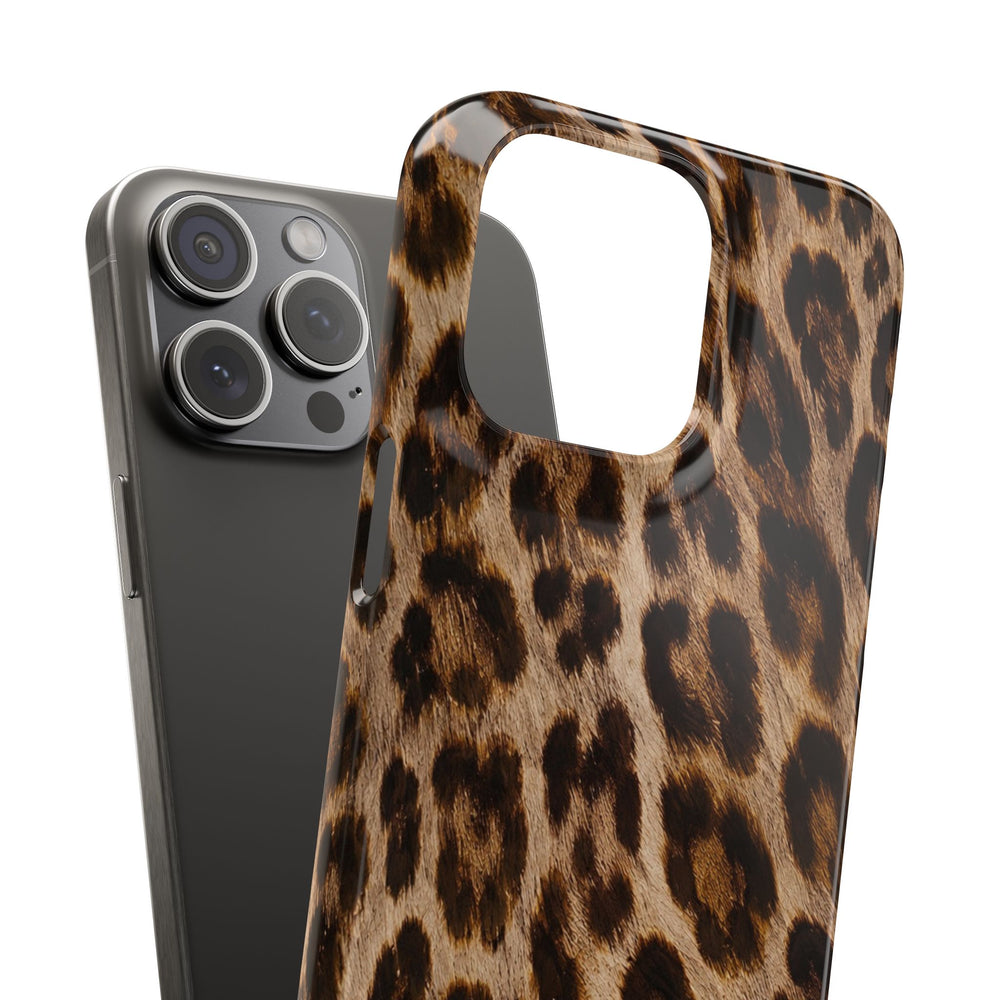 Leopard Print Snap Phone Case