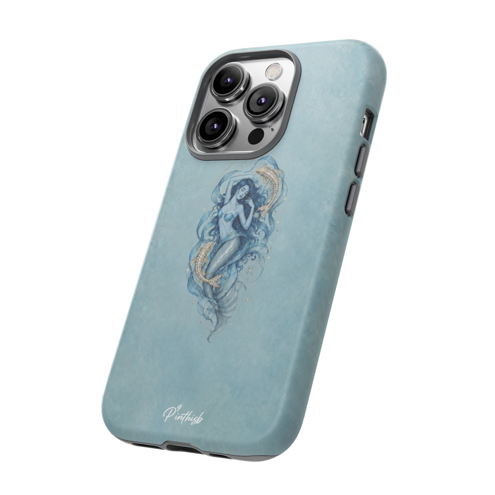 Pisces Zodiac Glitter Phone Case