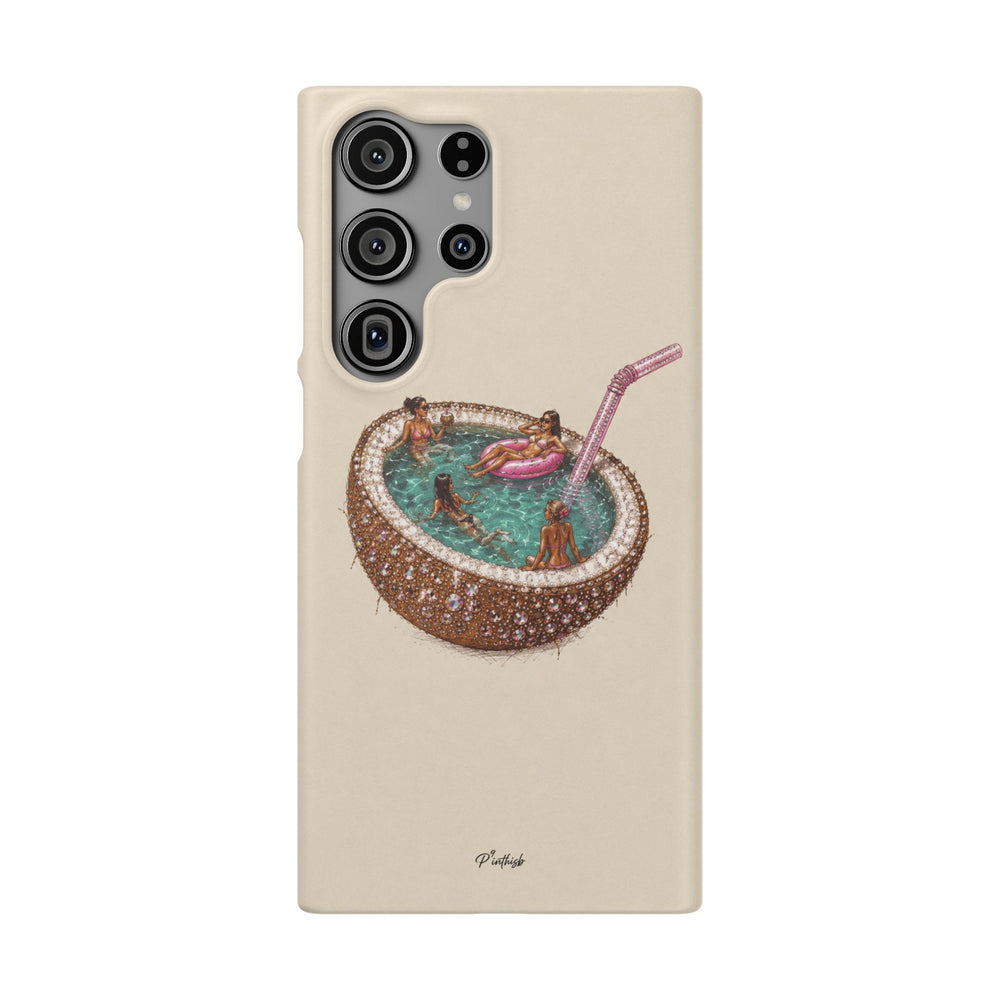 Coconut Pool Snap Phone Case