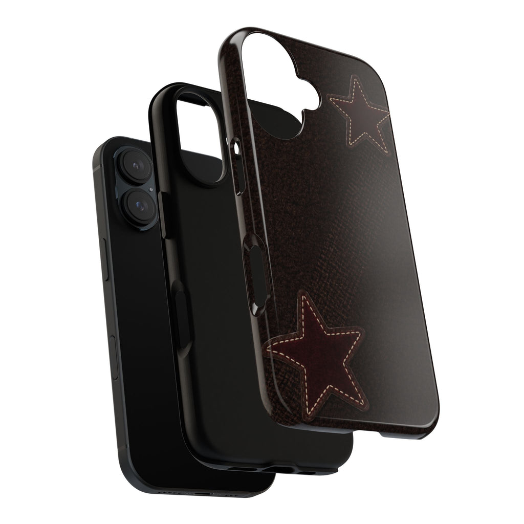 Rustic Stitched Star Phone Case